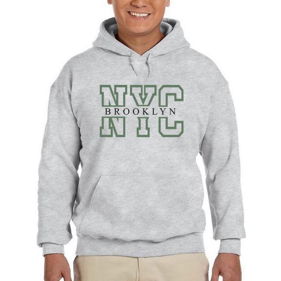 Nyc Brooklyn College Style Hoodie Men -Image by Shutterstock, Male XX-Large