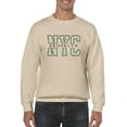 thumbnail image 1 of Nyc Brooklyn College Style Sweatshirt Men -Image by Shutterstock, Male 5X-Large, 1 of 4