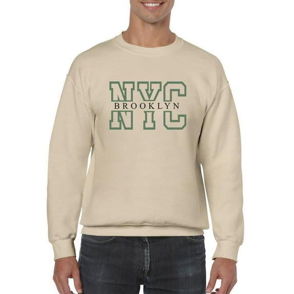 Nyc Brooklyn College Style Sweatshirt Men -Image by Shutterstock, Male 5X-Large