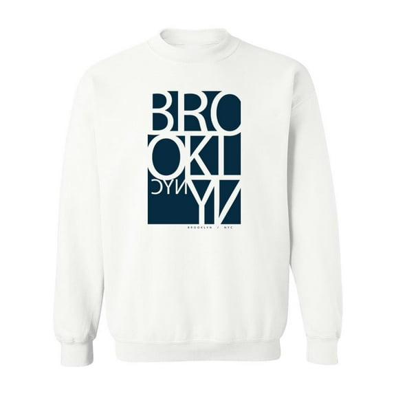 Nyc Brooklyn Design Sweatshirt Men -Image by Shutterstock, Male XX-Large