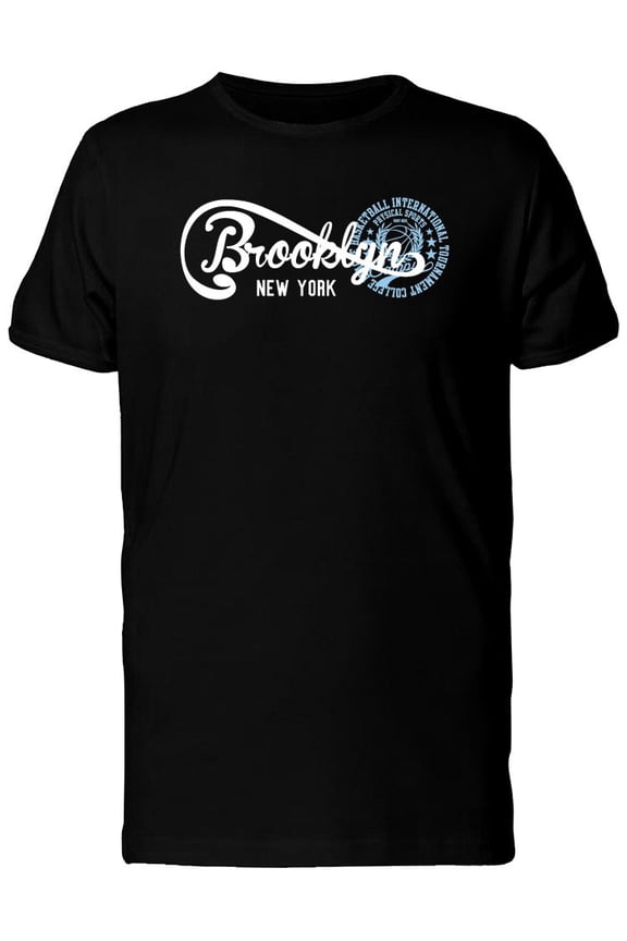 Nyc Brooklyn Small Logo T-Shirt Men -Image by Shutterstock, Male x-Large