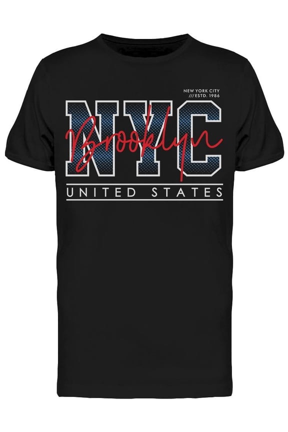 Nyc Brooklyn  T-Shirt Men -Image by Shutterstock, Male Large