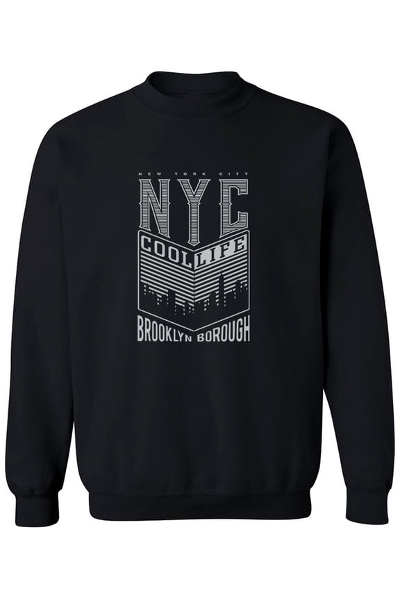 Nyc Cool Life Sweatshirt Men -Image by Shutterstock, Male Large