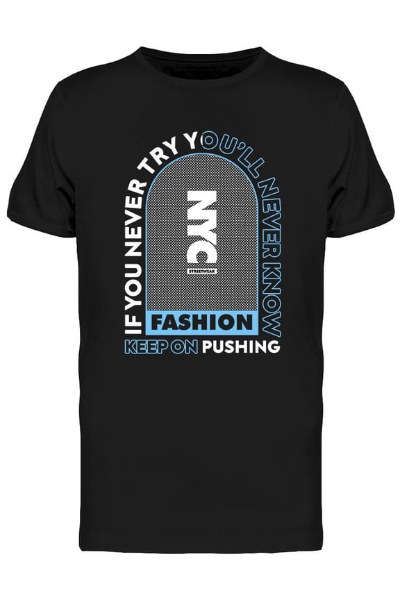 Nyc Fashion  T-Shirt Men -Image by Shutterstock, Male Small