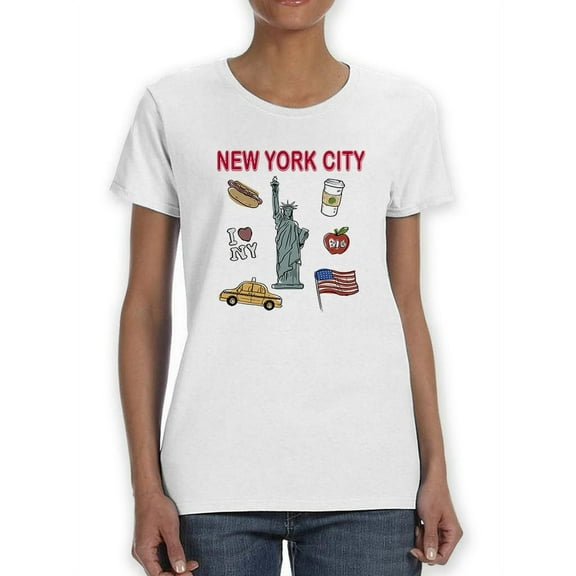 Nyc Icons Women T-Shirt, Female Small