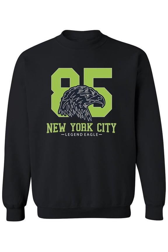 Nyc Legend Eagle Sweatshirt Men -Image by Shutterstock, Male Large