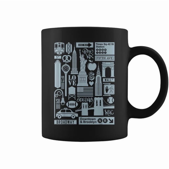 Nyc New York City Usa Icons Coffee Mugs