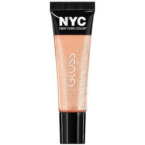 Nyc New York Color Kiss Gloss 529 Sugar Hill Shimmer Peach Color