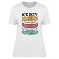 thumbnail image 1 of Nyc Skate T-Shirt Women -Image by Shutterstock, Female Large, 1 of 2