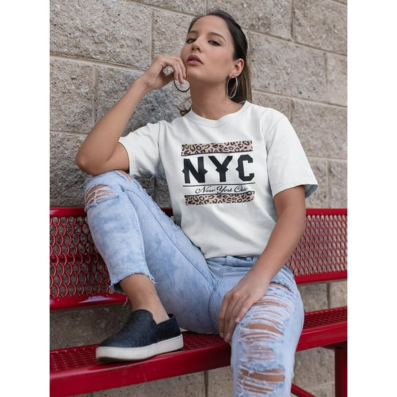 Nyc Slogan Women T-Shirt, Female Small