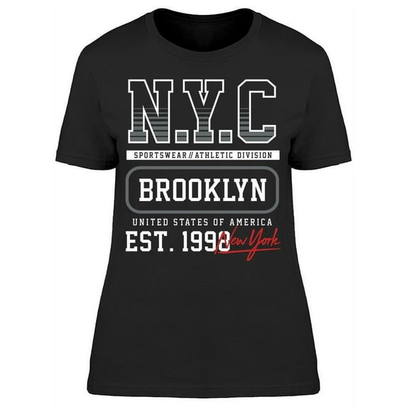 Nyc Sportswear/athletic Division T-Shirt Women -Image by Shutterstock, Female XX-Large