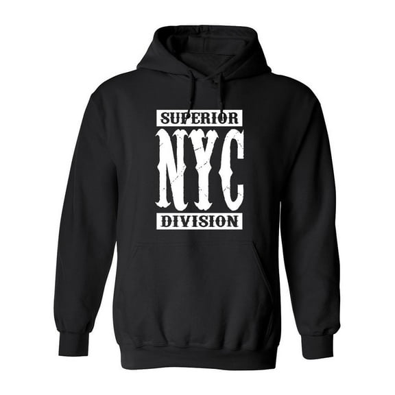 Nyc Superior Division Hoodie Men -Image by Shutterstock, Male Small