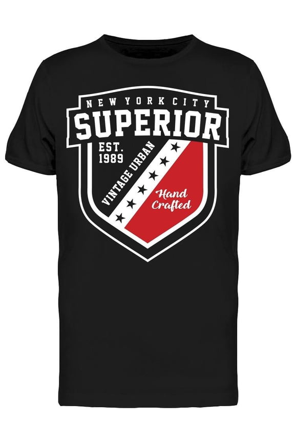 Nyc The Superior Vintage Urban T-Shirt Men -Image by Shutterstock, Male Medium