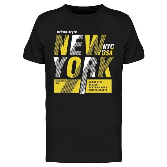 Nyc U S A T-Shirt Men -Image by Shutterstock, Male Medium
