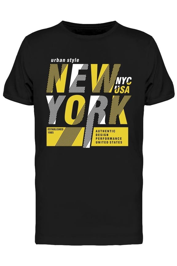 Nyc U S A T-Shirt Men -Image by Shutterstock, Male Small