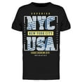 thumbnail image 1 of Nyc Usa Denim T-Shirt Men -Image by Shutterstock, Male XX-Large, 1 of 2