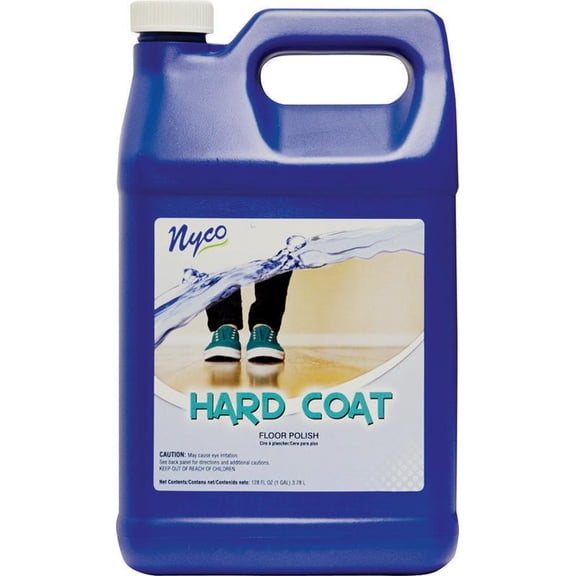 Nyco NL90401-900104 Floor Polish, Hard Coat, 128 Oz