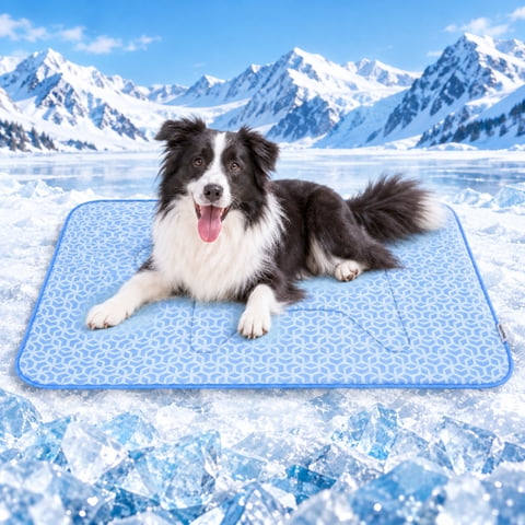 Nycoba PCM Dog Cooling Mat,Double-Sided Self-Cool & Warm Pad,Washable Pet Cooling Mat for Crate,Kennel,Sofa & Floor