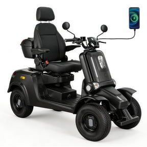Nyddle Heavy Duty 4 Wheel Mobility Scooter for Seniors & Adults,1000W All Terrain Fast Electric Mobility Scooter,15MPH Speed,500 LBS Weight Capacity,Black