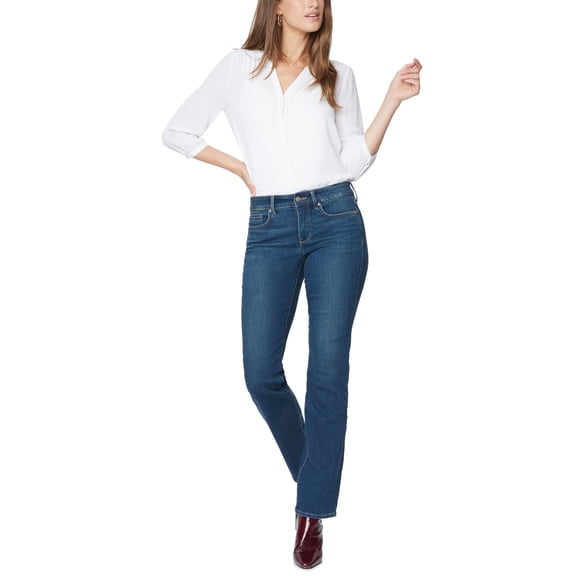 Nydj Marilyn Straight Jeans Reverence 0