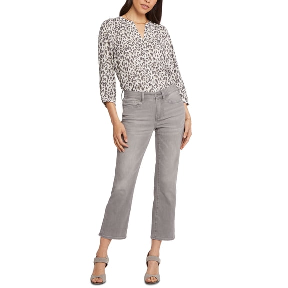 Nydj Womens Marilyn Straight Ankle Jeans Ankle Seneca 8