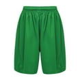 thumbnail image 1 of Nyeemya Kids Basketball Mesh Shorts Boys Sport Knee Length Bottoms Inner Drawstring Booty Shorts Gym Green 24, 1 of 5