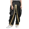 thumbnail image 1 of Nyeemya Kids Boys Casual Baggy Pants Satin Dhoti Trousers Carnival Theme Party Dance Pants Black 6, 1 of 4