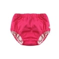 thumbnail image 1 of Nyeemya Toddler Baby Boys Girls Washable Swim Diaper Unisex Solid Color Swimming Trunks Infant Hot Pink 80, 1 of 7
