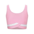 thumbnail image 1 of Nyeemya Yoga Dance Athletic Tank Crop for Girls U Neck Sleeveless Figure Ice Skating Gymnastic Top Pink 6, 1 of 6