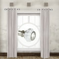 thumbnail image 1 of Nyell 1" dia. Single Curtain Side Rod 12-20 inch long (Set of 2) - Satin Nickel, 1 of 2