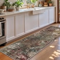 thumbnail image 1 of Roomisland 2'x6' Runner Rug, Washable Non Slip Low Profile Rug with Rubber Backing for Kitchen, Entryway, Hallway, 1 of 8