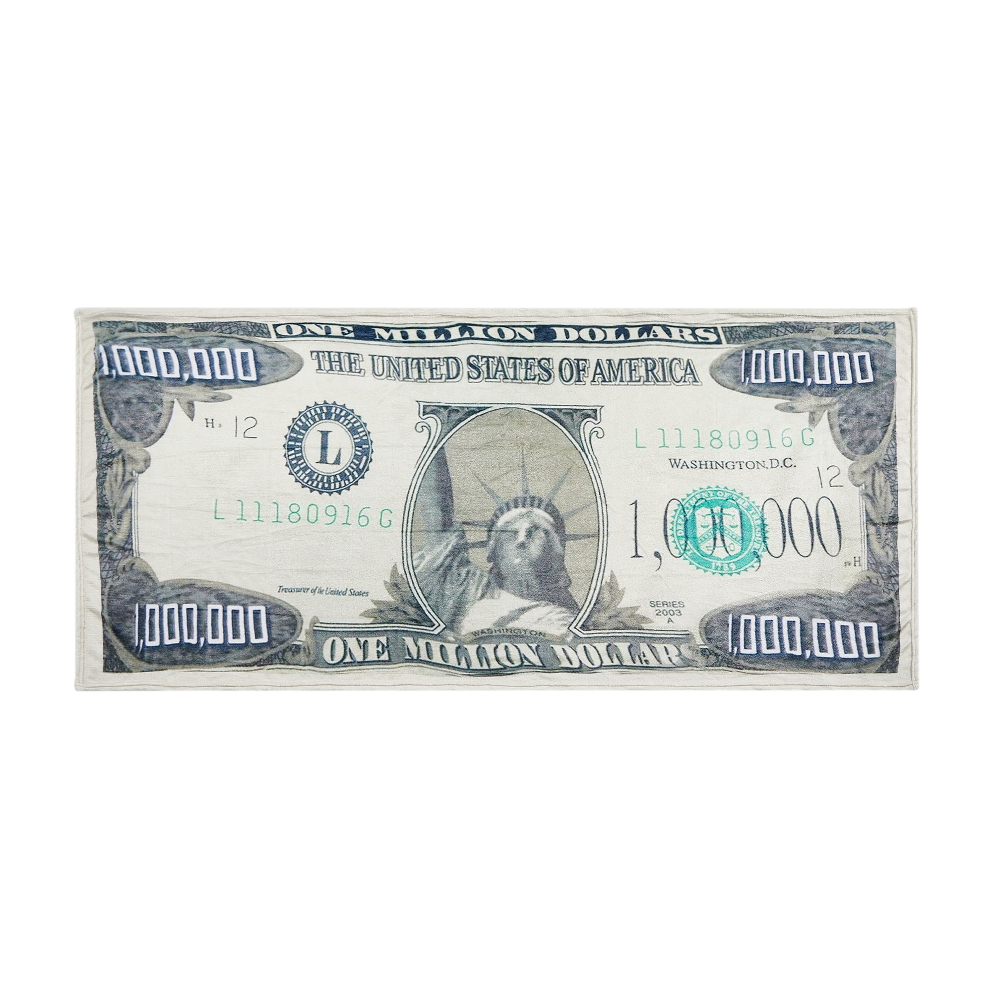 Nygoyerh Million Dollars Blanket Soft Fleece Flannel Throw Blanket