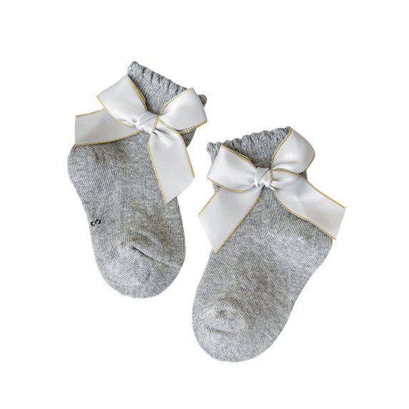 Nygoyerh Newborn Baby Boys Girls Cotton Socks Soft Breathable Ruffle Frilly Ankle Short Socks for 0-4 Years