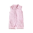 thumbnail image 1 of Nygoyerh Toddler Girls Sleeveless Romper Casual Floral Pattern Lapel Zipper Summer Playsuit Jumpsuit Cute Infant Clothing 0M 3M 6M 9M 12M 18M 2T 3T 4T, 1 of 8