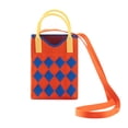 thumbnail image 1 of Nygoyerh Women Knitted Crossbody Bag Fashion Checkerboard Shoulder Bag Handbag Phone Holder Beach Travel Shopping Purses, 1 of 6