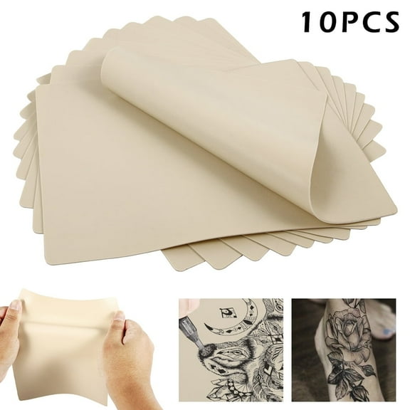 Keyohome 10 Learning Blank Tattoo Tattooing Fake False Practice Skin 20 x 15cm Synthetic