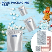 Nyidpsz 100 Pack Mylar Bags for Food Storage with 100Pcs Oxygen Absorbers 500CC and 120Pcs Sticker Labels Stand Up Resealable Mylar Bags for Long Term Food Storage Food Grade Bags