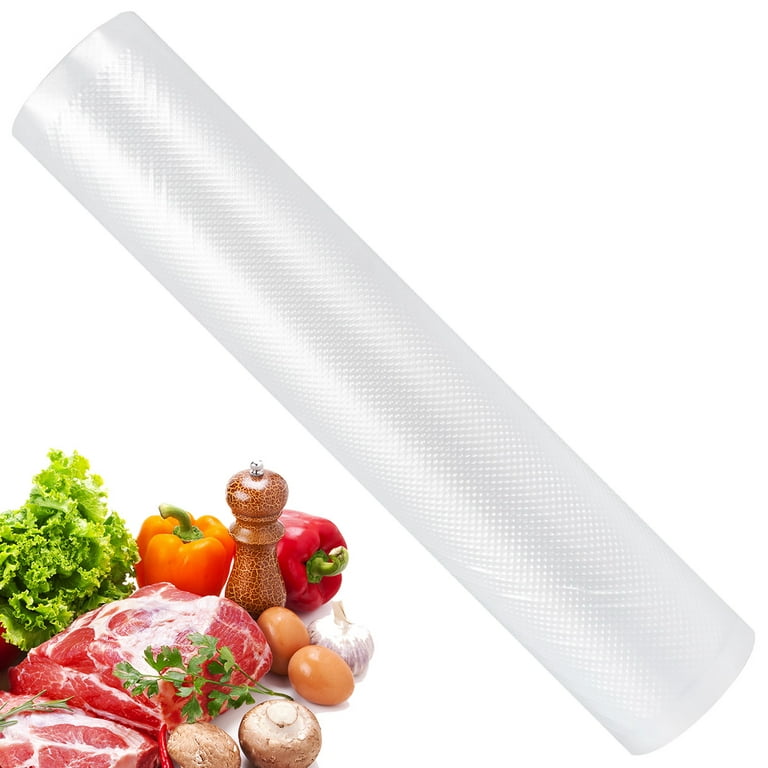 Nyidpsz 2PCS 11 x 197inch Vacuum Food Sealer Bags BPA Free Vacuum Food  Sealer Rolls Microwave Freezer Safe Airtight Sous Vide Bags Kitchen for  Vegetable Fruit Meat 