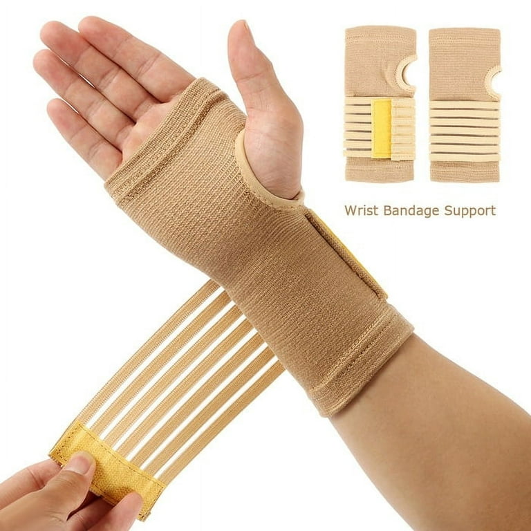 Nyidpsz 2Pcs Adjustable Wrist Support Sleeve Bandage Hand Strap Protector  Arthritis Sprains Strain