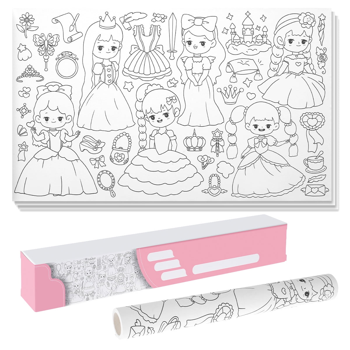 Nyidpsz 300x30cm Children's Drawing Roll Creative Preschool Stickable 