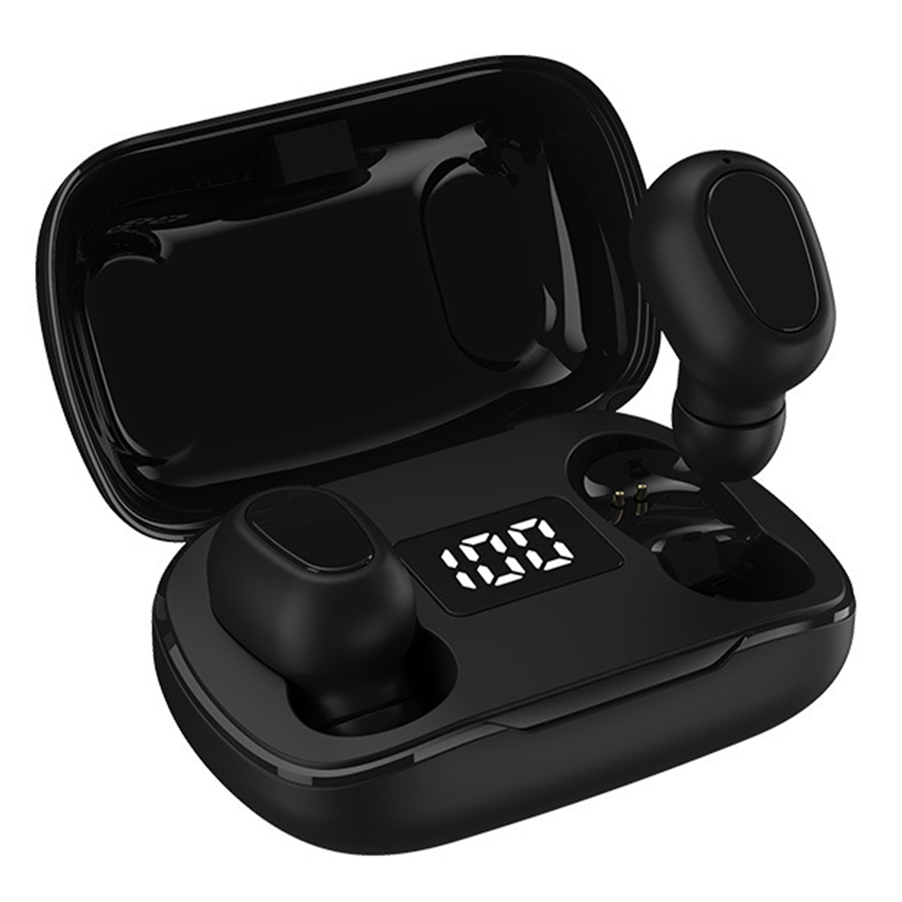 Nyidpsz 5.0 Headset TWS Earphones Stereo Earbuds with Charging Box - image 1 of 10