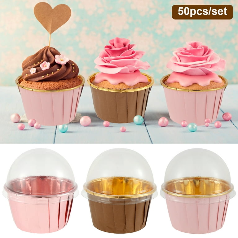 50Pcs Cake Paper Wrapping Cup Cupcake Liner Holder Baking Bread