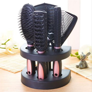 Prima Professional Assorted Hair Comb Styling Set – Pink & Purple, Unisex Salon