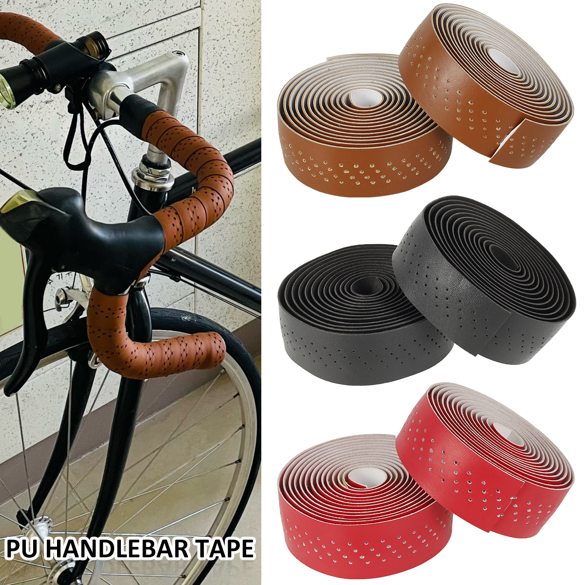 Nyidpsz 6.5ft Bike Handlebar Tapes Nonslip Cycling Handle Tape