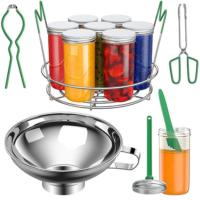 Nyidpsz 7 Pack Canning Supplies Starter Kit, Stainless Steel