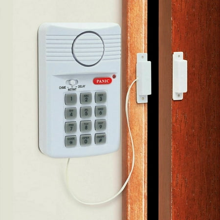 Keyohome Door and Window Alarm Sensor For Shed Garage Caravan Security Keypad Alarm Anti-Theft Security Alarm System with Keyboard Home