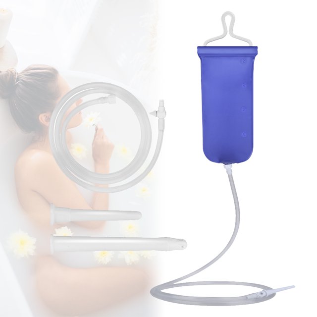 Nyidpsz Enema Bag Kit Anal Home And Travel Enema Kit 2L/2000Ml Capacity