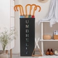 thumbnail image 1 of NUAHRHY Square Umbrella Stand, Metal Umbrella Holder Bin with Removable Drip Tray, Modern Freestanding Umbrella Rack Walking Sticks Holder for Entryway, Home, Office, 1 of 9