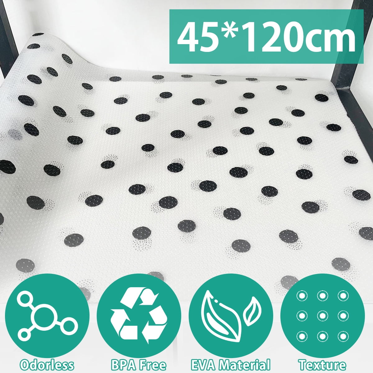 1pc Paper Drawer Liner, Minimalist White Waterproof Shelf Liner For Home