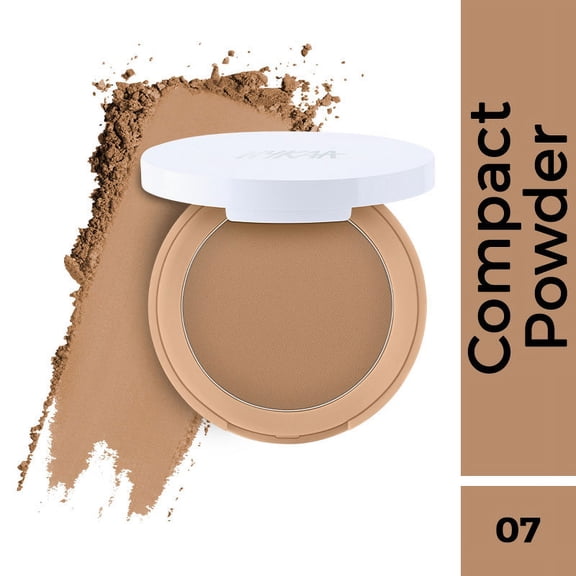 Nykaa All Day Matte 12Hr Oil Control Face Compact Powder With SPF 15 PA ++ - Honey 07